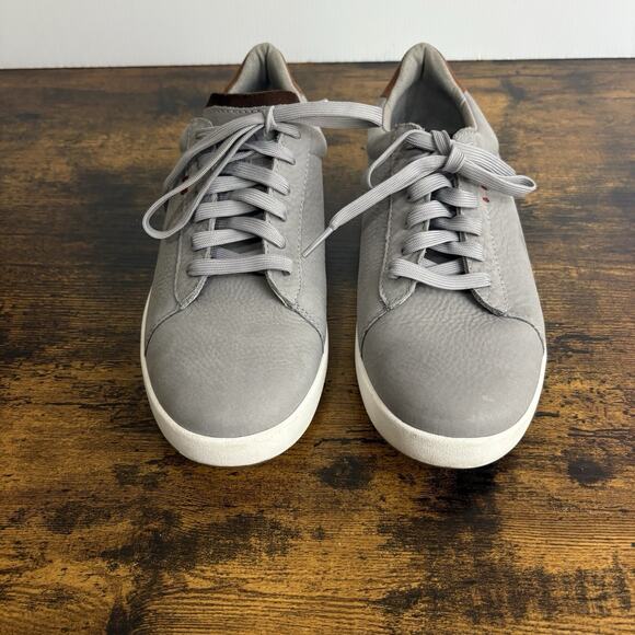 Kodiak Carling Leather Sneaker Womens Sz 8.5 Gray Lined Traction Casual‎